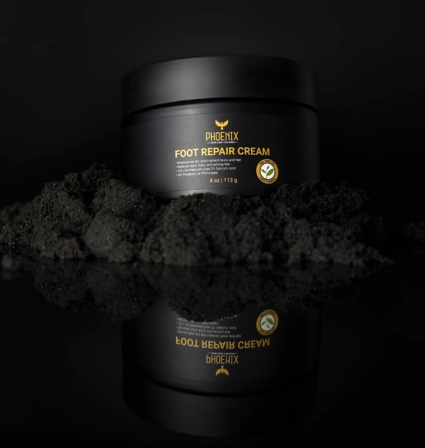 Phoenix Foot Cream - 42% Urea Cream for Cracked Heels, Dry Feet & Callus Treatment, Urea 40 Lotion with Tea Tree Oil & Salicylic Acid, Paraben-Free Foot Cream for Men image number 4