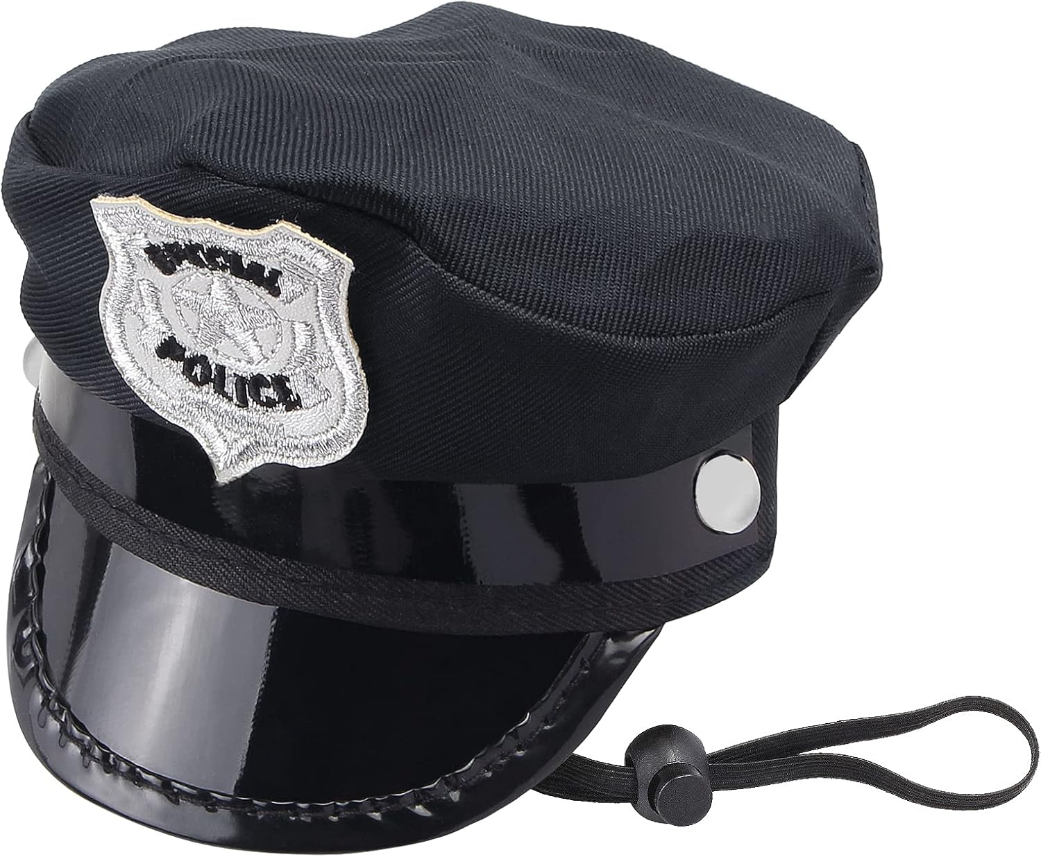 Yewong 2-Piece Pet Police Costume Accessory Set - Dog & Cat Police Hat with Necktie & Dress up Kit for Halloween & Christmas Cosplay image number 2