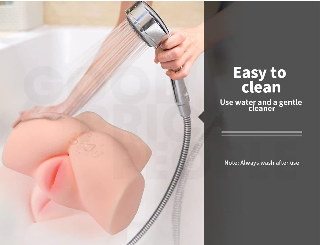 Urway Masturbation Doll Realistic Ass Pussy Male Masturbator 2 Hole Realistic Anal Vaginal Adult Sex Toy M image number 6