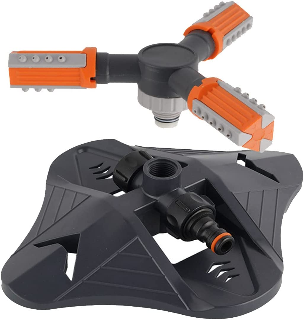 Lawn Garden Sprinkler,360Degree Rotating Garden Irrigation System, Best Assistant for Vegetable Field or Summer Outdoor Game. image number 5