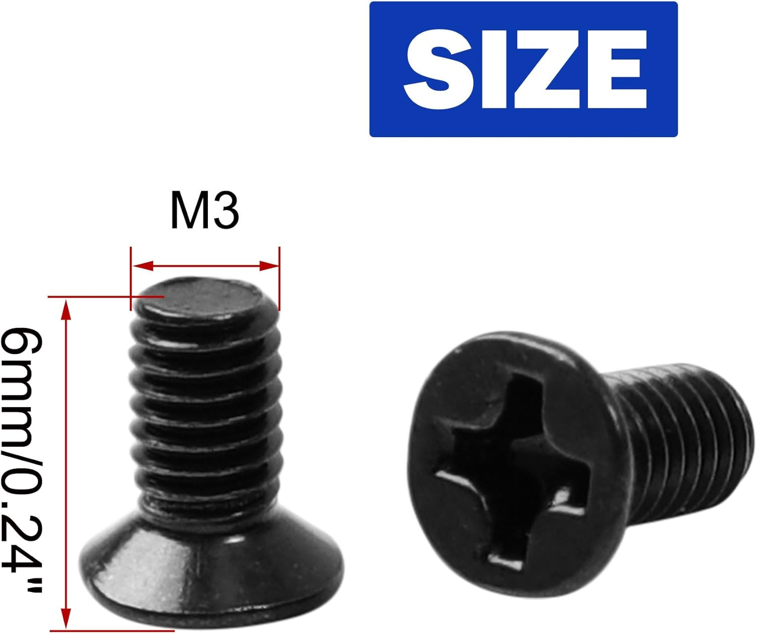 Uxcell 50Pcs M3 X 4.7Mm HDD SSD Hard Drive Mounting Screws - Black Metal Replacement for Laptop
