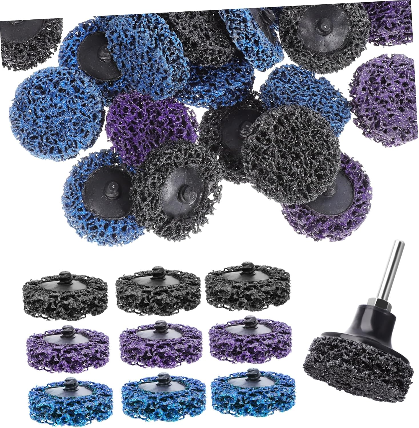 Angoily Strip Discs Grinding Wheels Paint Stripping Tool Stripping Wheel for Angle Grinder Automotive Paint Strip Discs Abrasive Grinding Accessories image number 2