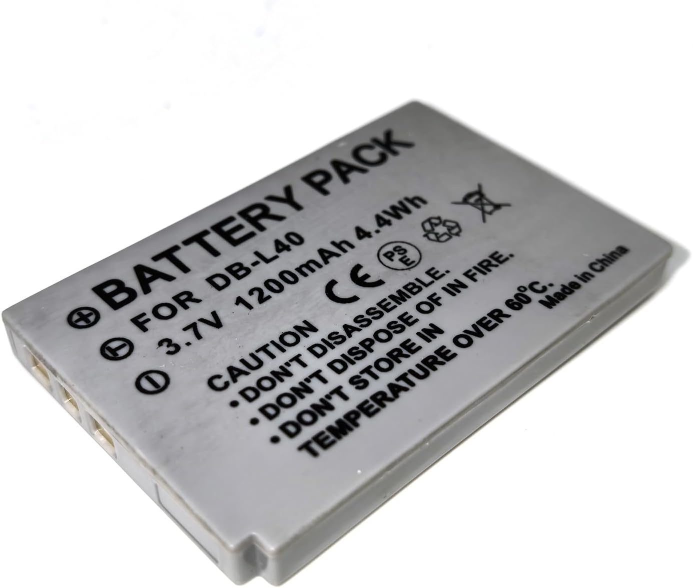 Replacement Battery for Sanyo Xacti DMX-HD1 a DMX-HD15 DMX-HD15A DMX-HD2 a DMX-HD700 DMX-HD800 VPC-HD1 VPC-HD1A VPC-HD15 VPC-HD15A VPC-HD2 VPC-HD2A VPC-HD700 VPC-HD800 DB-L40 DB-L40A DB-L40AU VAR-L40U image number 1