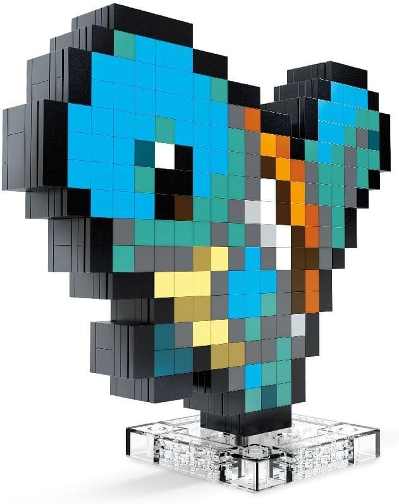 MEGA Pokemon Action Figure Building Set, Squirtle with 367 Pieces and Pixel Retro Style, for Table or Wall Decor, Build & Display Toy for Collectors image number 6
