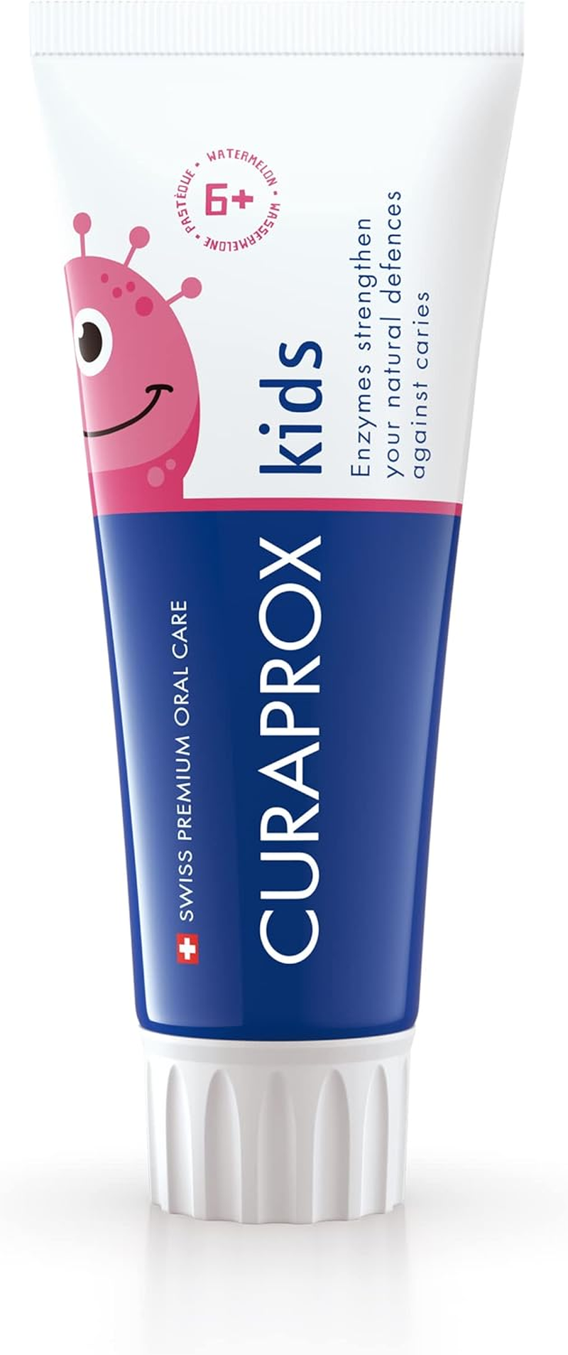 Curaprox Kids Toothpaste, Strawberry Flavor, 0 Ppm, 60Ml image number 5