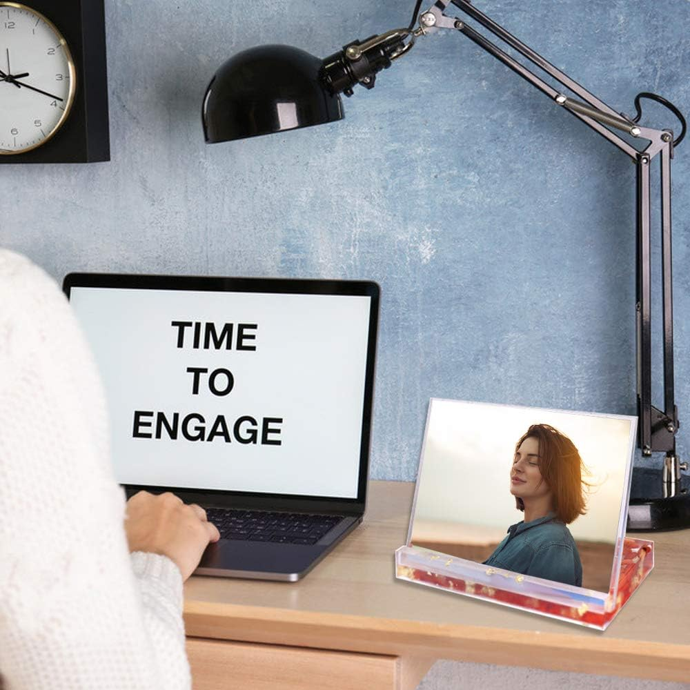 Maxin Photo Frame Resin Mold, Rectangle & Heart Shape Silicone Epoxy Molds for Casting,Handmade Gifts,Diy Crafts, Home Decor,Personalized Photo Frame image number 4