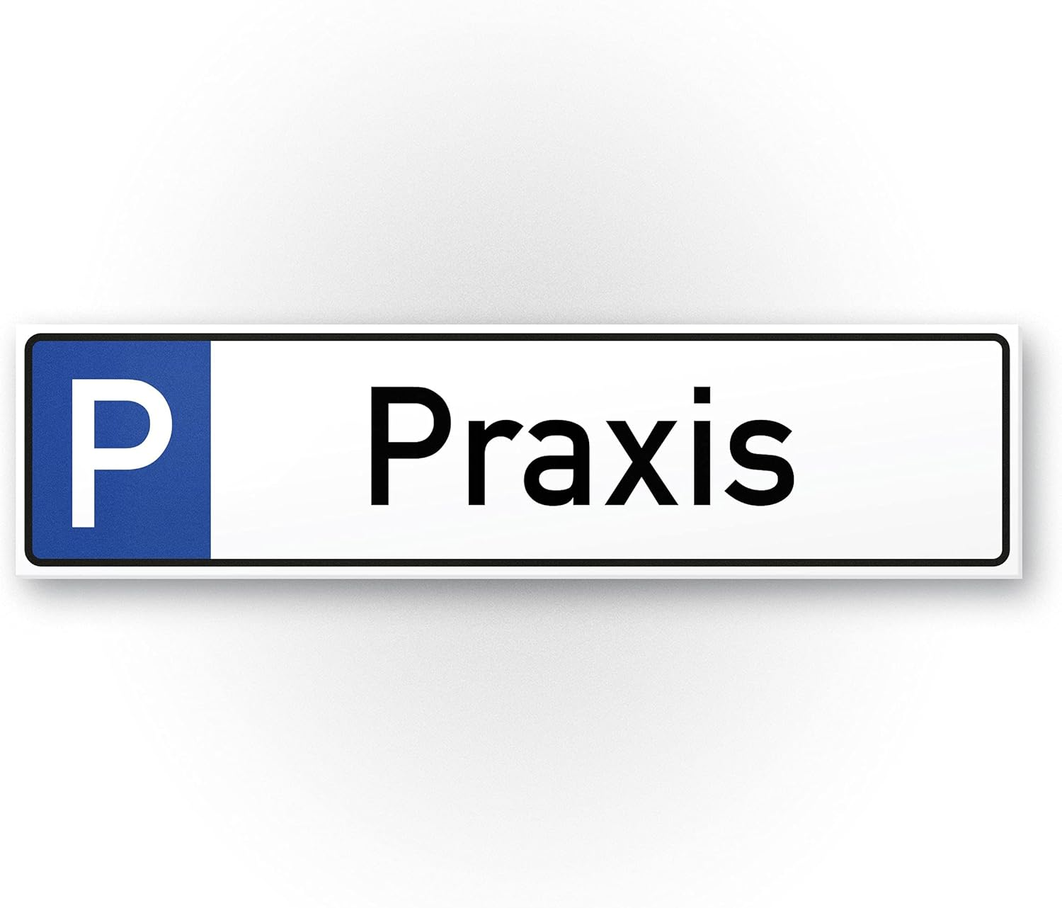 Komma Security Parking Space Praxis Doctor'S Practice Heilpraxis Plastic Sign Notice Sign Private Parking Space Private Property Parking Sign Reserviert - Parking Space Freihalten Praxis image number 2