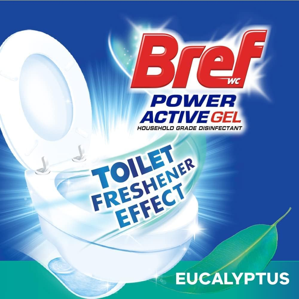 Bref Power Active Gel Eucalyptus Toilet Cleaner 700Ml