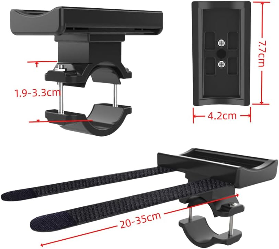 Bikes Speaker Mount, Bicycles Flashlight Bracket, Mountain Bikes Flashlight Bracket Strap, Flashlight Clamp Bikes Handlebar Lamp Bracket for Bikes Flashlight Clamp Bike Mount Bike Stand image number 3