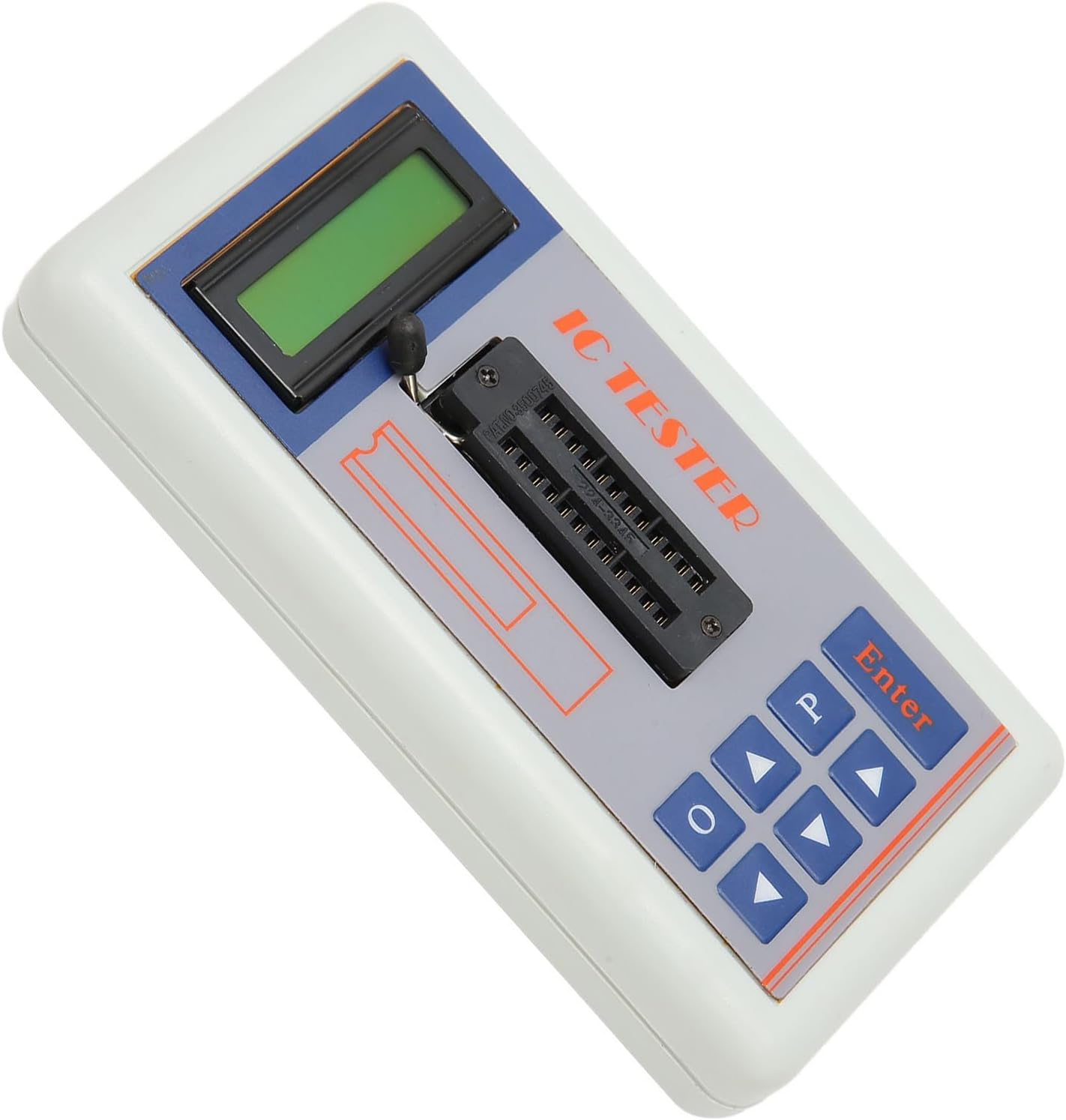 Integrated Circuit Tester, IC Meter IC Tester with 5V/3.3V/Auto Modes, Efficient Testing, Automatic Shutdown for 74HC/74LS/CD4000/HEF400/4500 Series