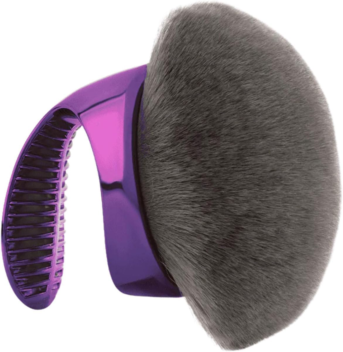 Extra Large Body Makeup Brush for Self Tanner & Bronzer, Kabuki Design with Soft Charcoal-Infused Vegan Bristles for Streak-Free Application - Ermaoo image number 6