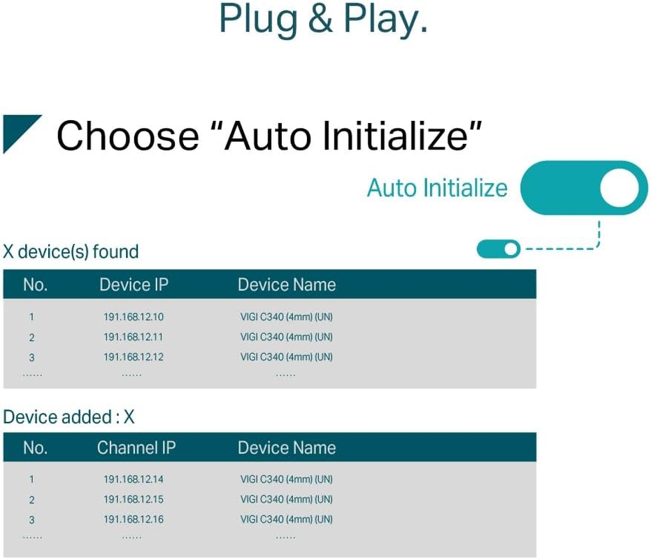 Tp-Link VIGI 8 Channel Poe+ Network Video Recorder, Security Management, 4K Video Output, 16MP, H.265+, Plug & Play, 24/7 Record, Remote Control, Two-Way Audio, Smart Detection (VIGI NVR1008H-8P) image number 2