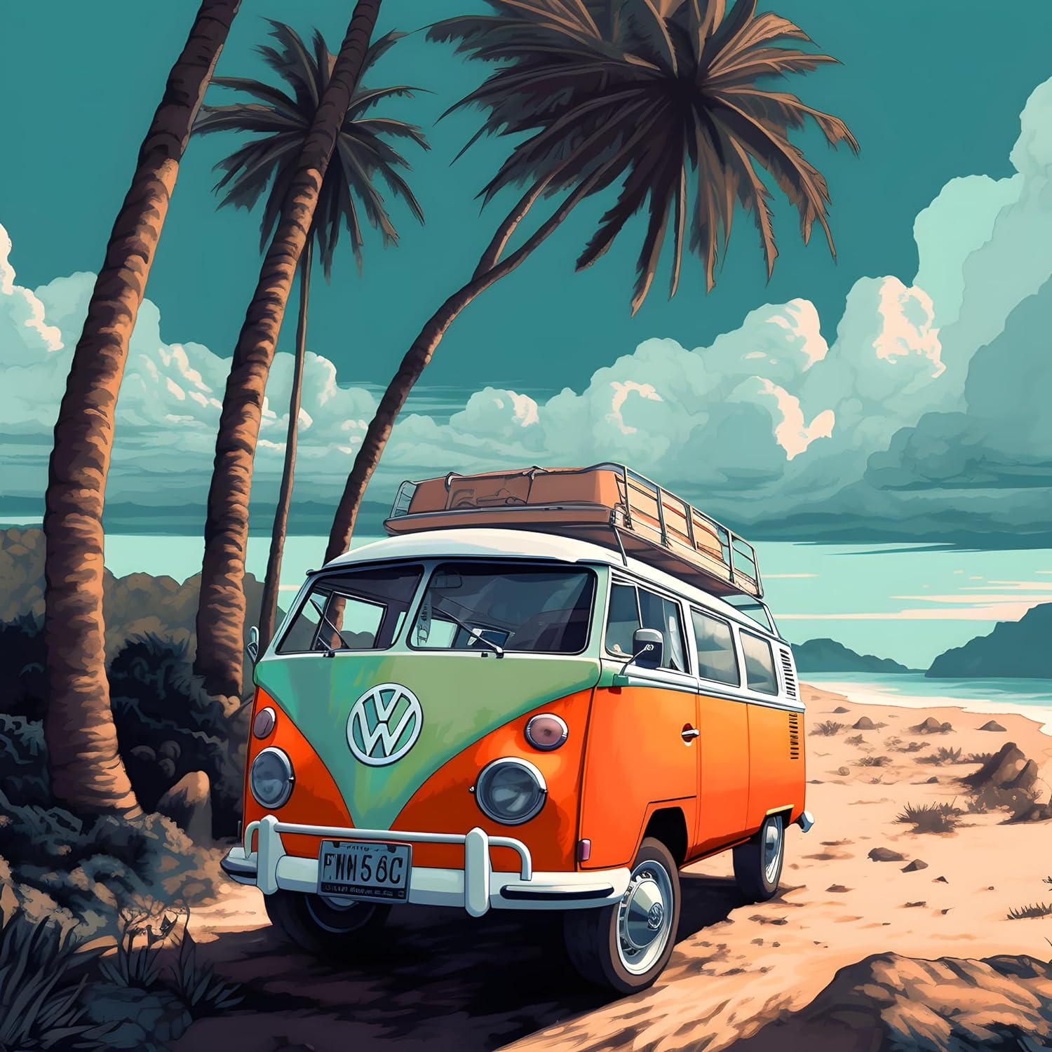 Paint by Numbers－Diy Adult Paint by Numbers Kits for Adults,Adult Painting Kits on Canvas Landscape for Living Room, Bedroom, Office 20X16 Inches(Ld-2)&hellip; image number 2