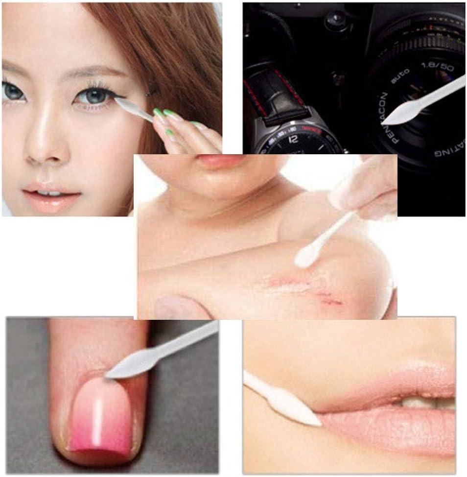 Paper Stick Cotton Swabs - 360CT- Double Tipped Compact Quality Cotton Heads - Strong Toughness Handle - Multipurpose, Safe, Highly Absorbent image number 1