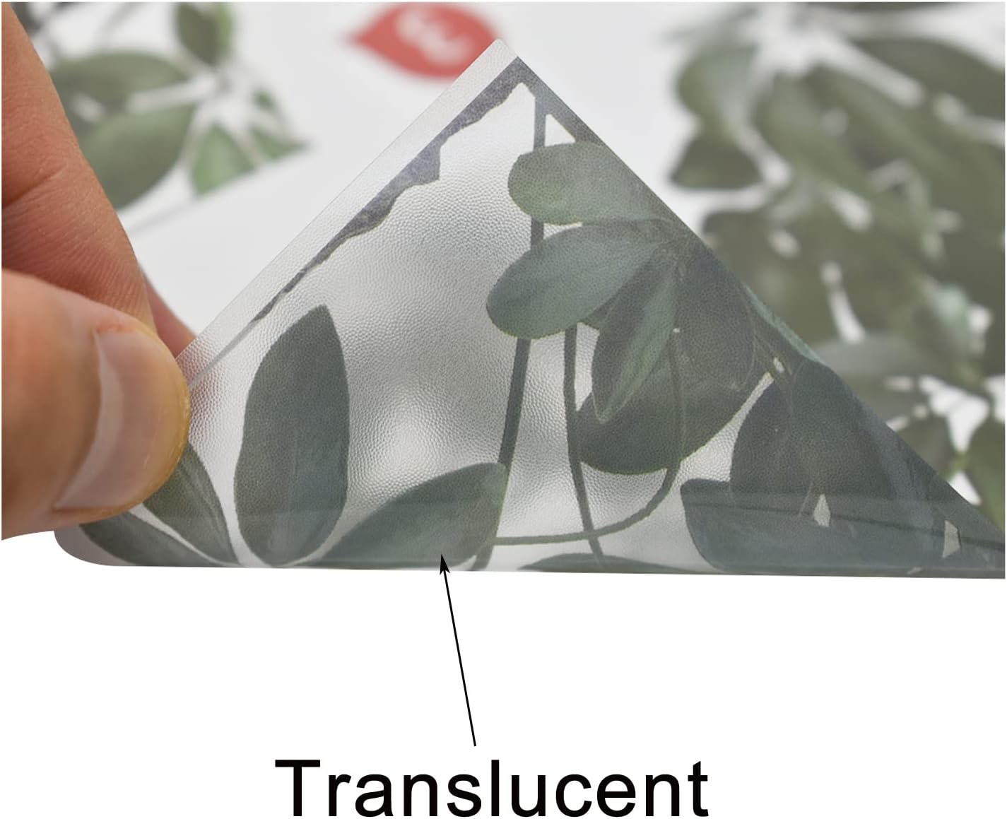 Pinenjoy Green Pot Plants Leaves Wall Decals 3D Artificial Tropical Plant Bonsai Wall Sticker 43X20Inch Removable Self-Adhesive Vinyl Pastoral Wall Murals for Bedroom Living Room Nursery Office image number 4