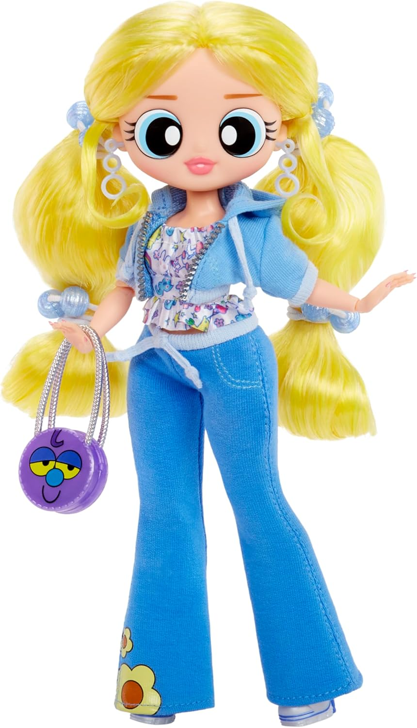 L.O.L. Surprise! OMG the Powerpuff Girls Doll - Bubbles - Includes 1 Fashion Doll, Comes with Outfit & Accessories, Collect All 3 image number 1