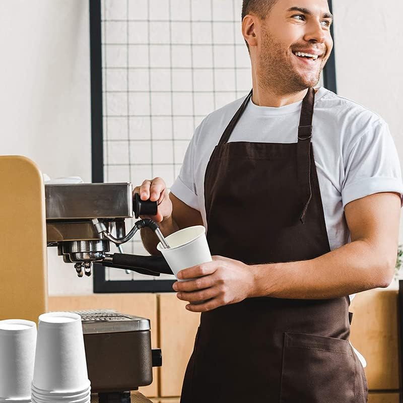 AIMALL Disposable Coffee Cups 8Oz 12Oz 16Oz Takeaway Paper Single Wall Take Away Bulk, No Lids image number 4