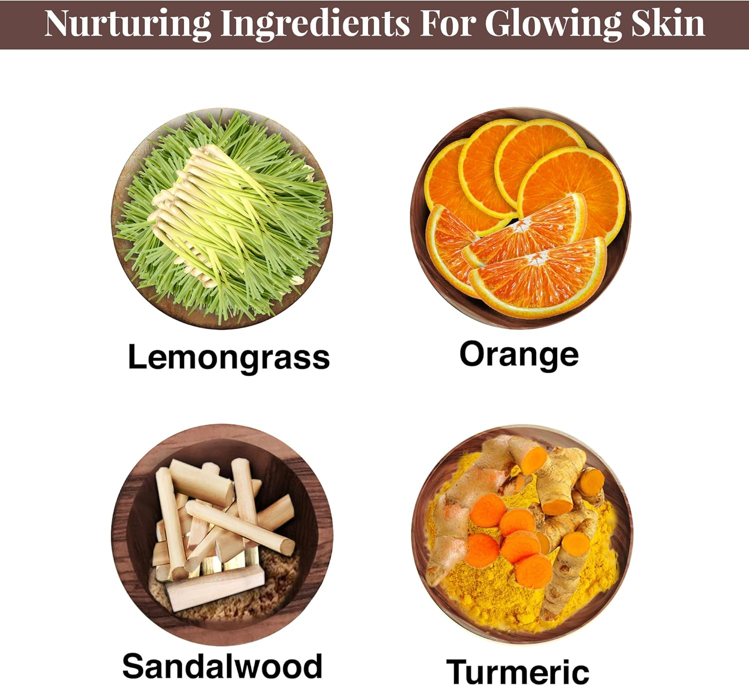 Bodyherbals Hand Made Soap Collections for Women'S Day- (Orange Neroli Bathing Bar 100Gms, Lemon Grass Bathing Bar 100Gms, Sandal Turmeric Bathing Bar 100Gms, Natural Loofah, Bath Puff, 2 Tea Lites) image number 2