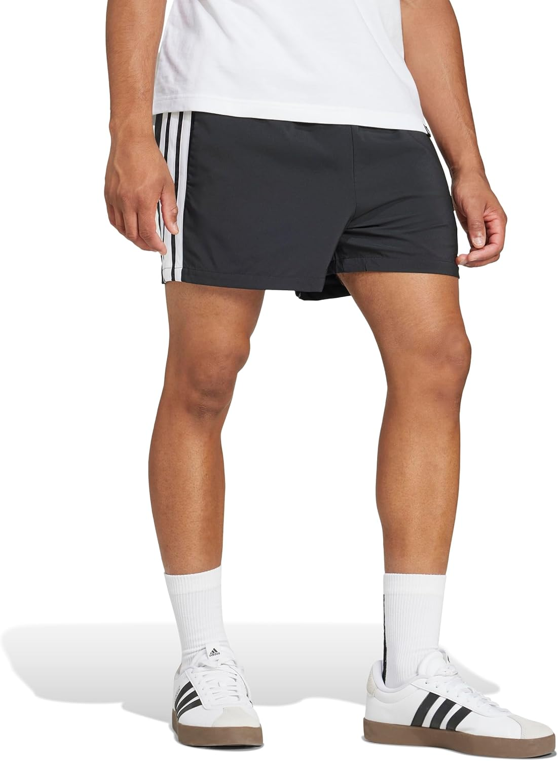 Adidas Men'S Essentials 3 Stripes Chelsea 5-Inch Shorts image number 5