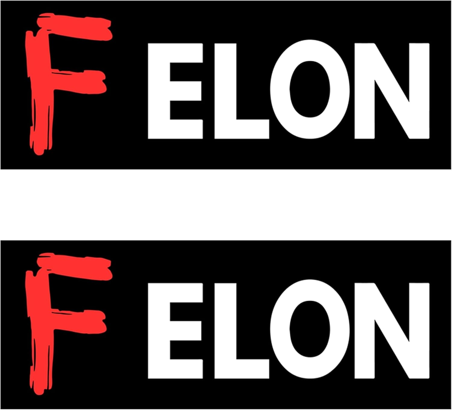 2 Pack anti Elon round NO Bumper Sticker Elon Was Crazy Sticker Funny Elon Musk Decal anti Elon Club Car Window Sticker 6In*6In (Round)
