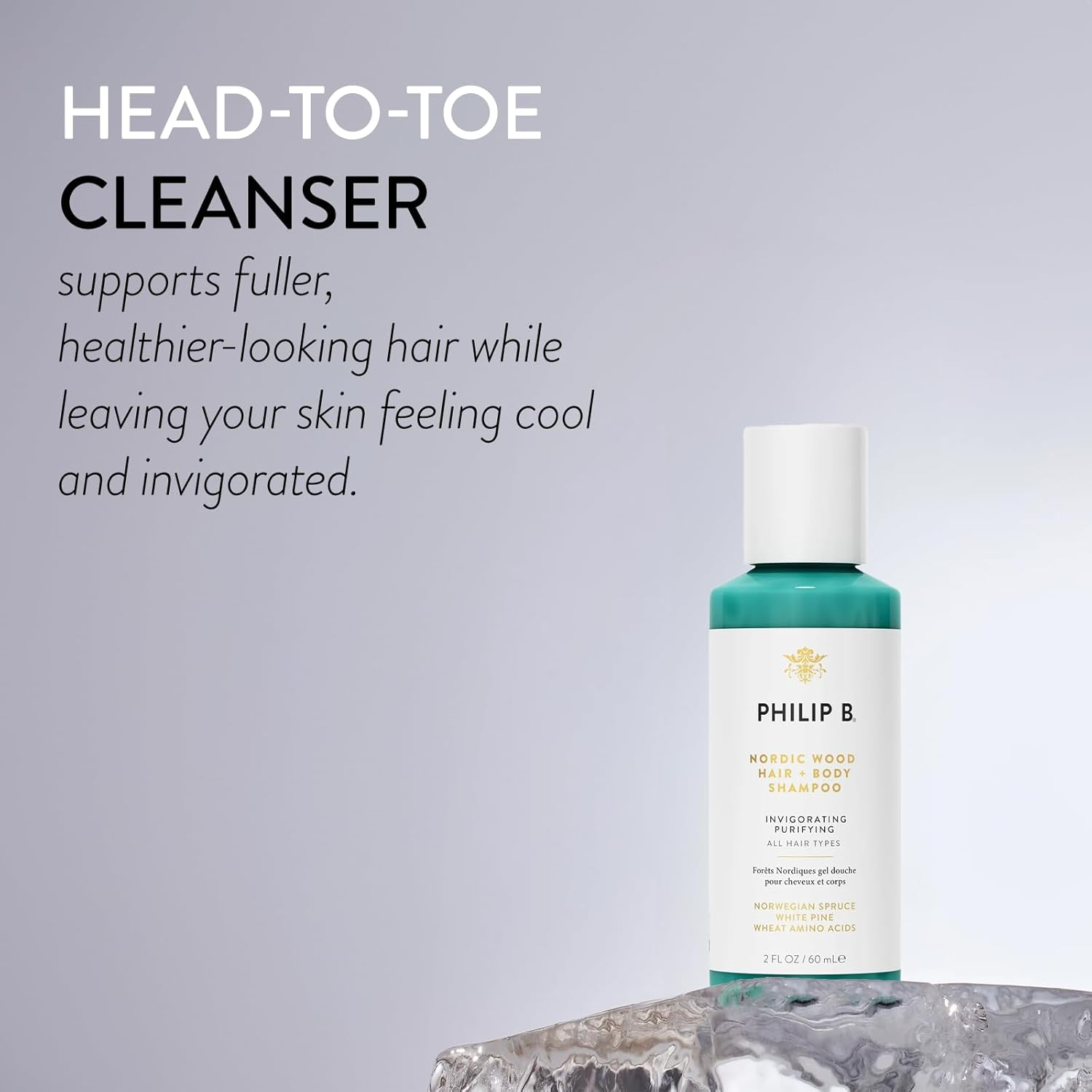 Philip B Shampoo, Nordic Wood, 2 Ounce image number 1