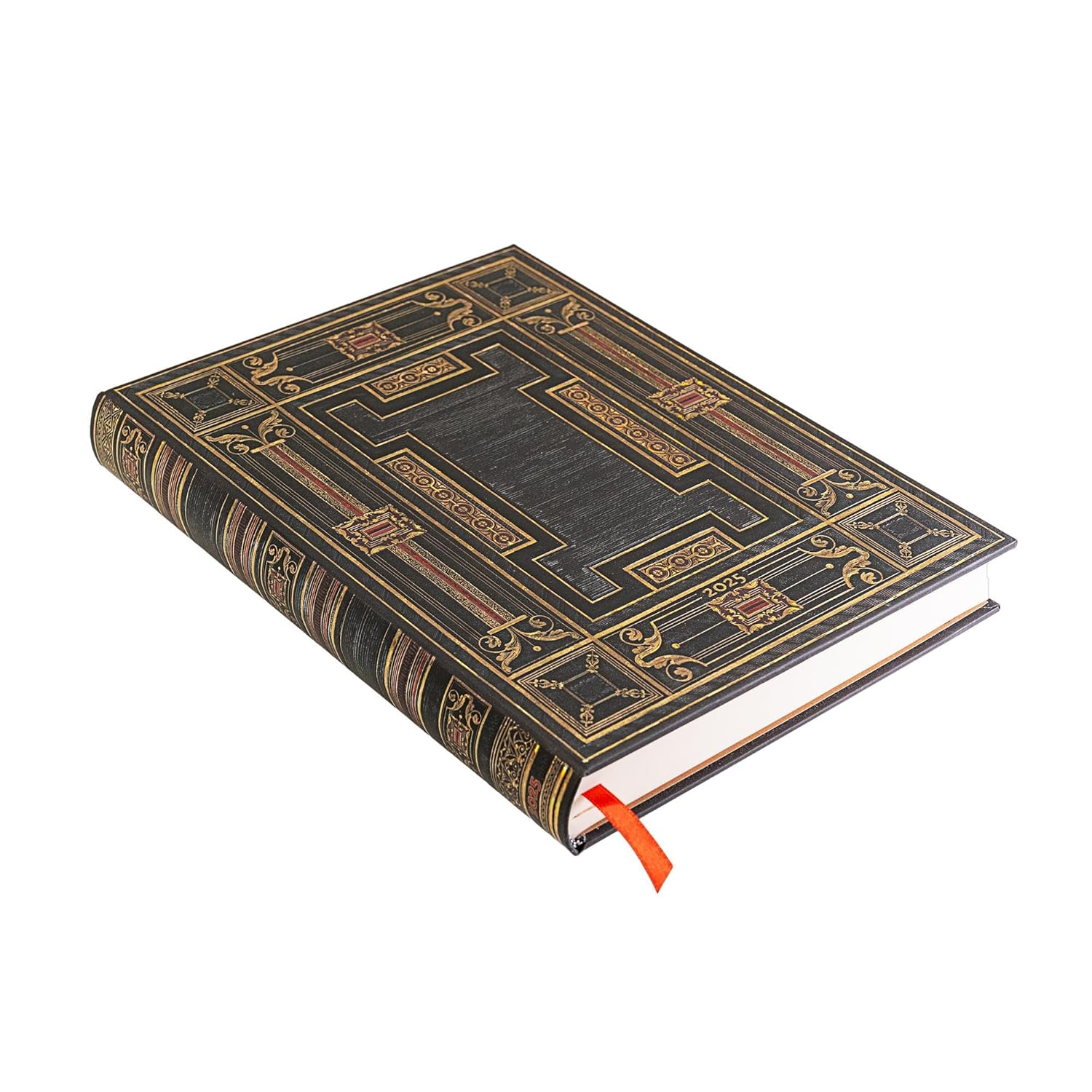 Onyx (Asterales) Ultra 12-Month Day-At-A-Time Hardback Dayplanner 2025 (Elastic Band Closure) image number 5