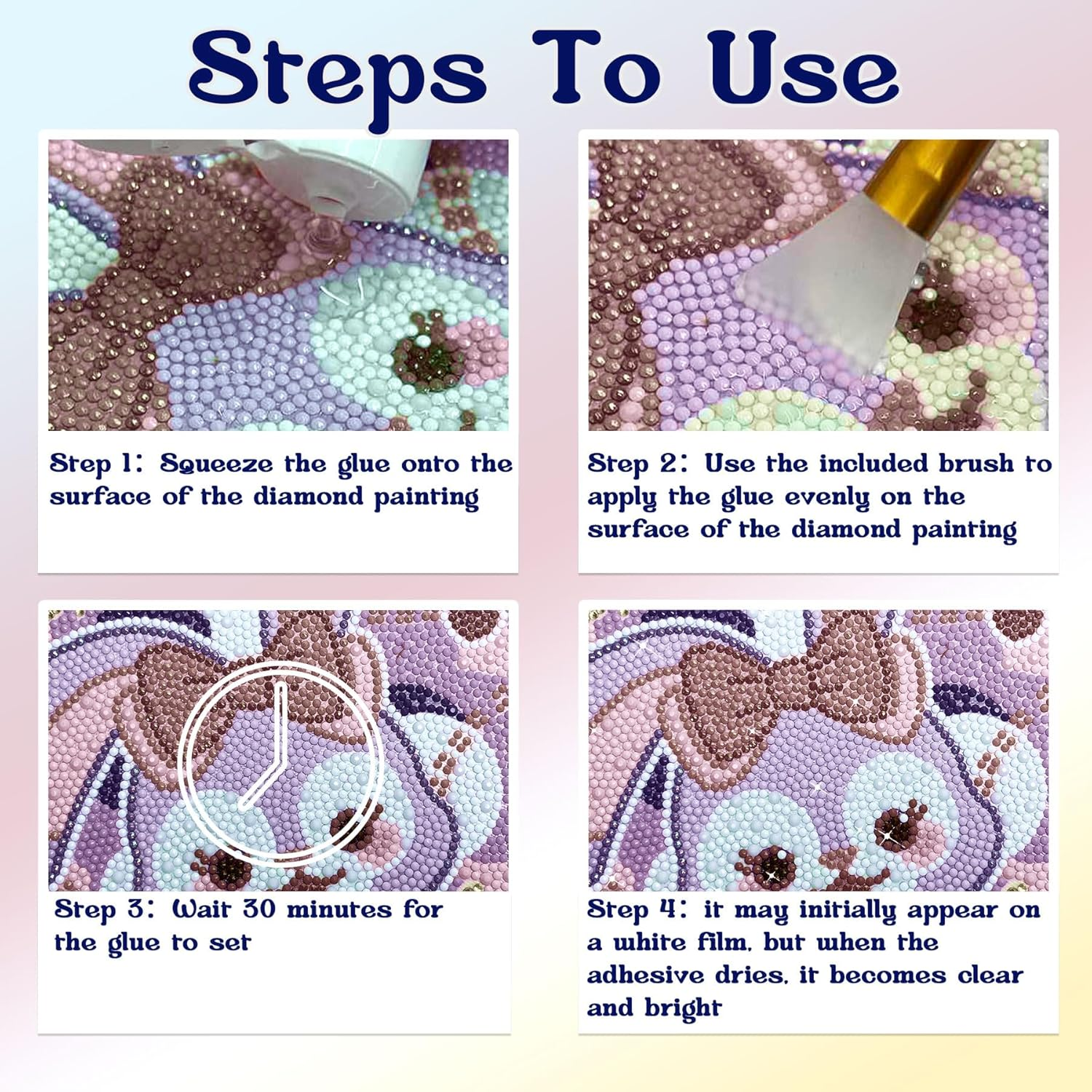 EIGTWEN Diamond Painting Sealer 150Ml，Can Maintain a Permanent Diamond Painting Art（2 Pcs）