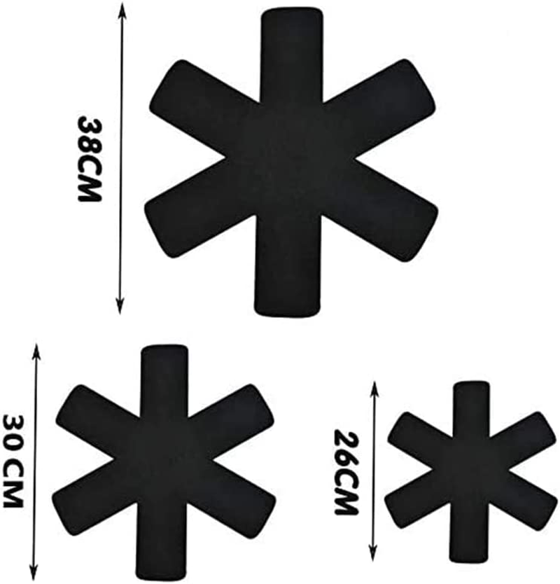 12 Pot and Pan Protectors, 12 and 3 Different Sizes, Set of Pot and Pan Protectors, Non-Slip Separator to Prevent Scratches or Scratches When Stacked image number 1