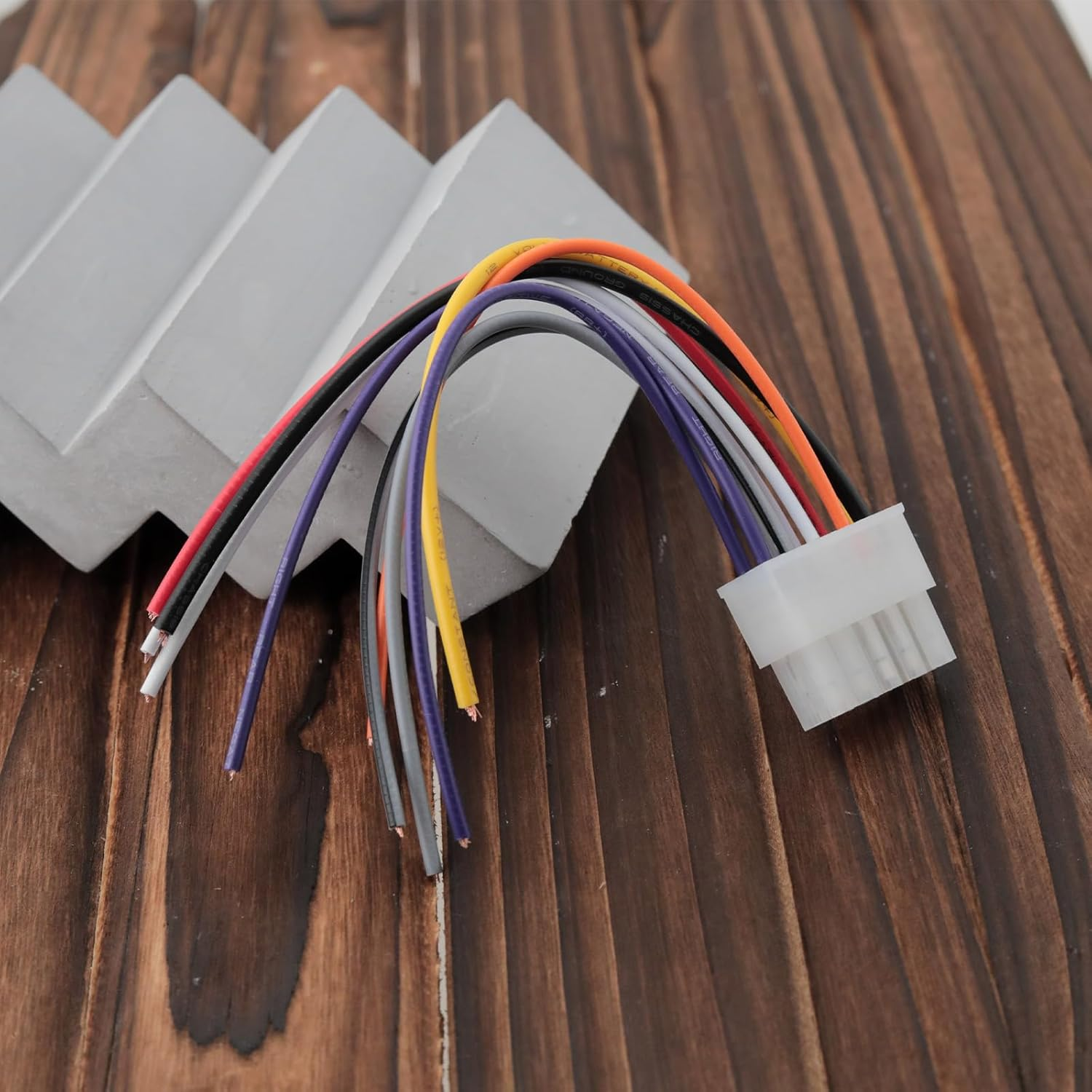 SING F LTD 1Pc 10-Pin Car Audio Connection Plug Harness Compatible with Kicker Bassstation PT10 PT250 11PT8 11HS8 Cable Length 14Cm image number 2