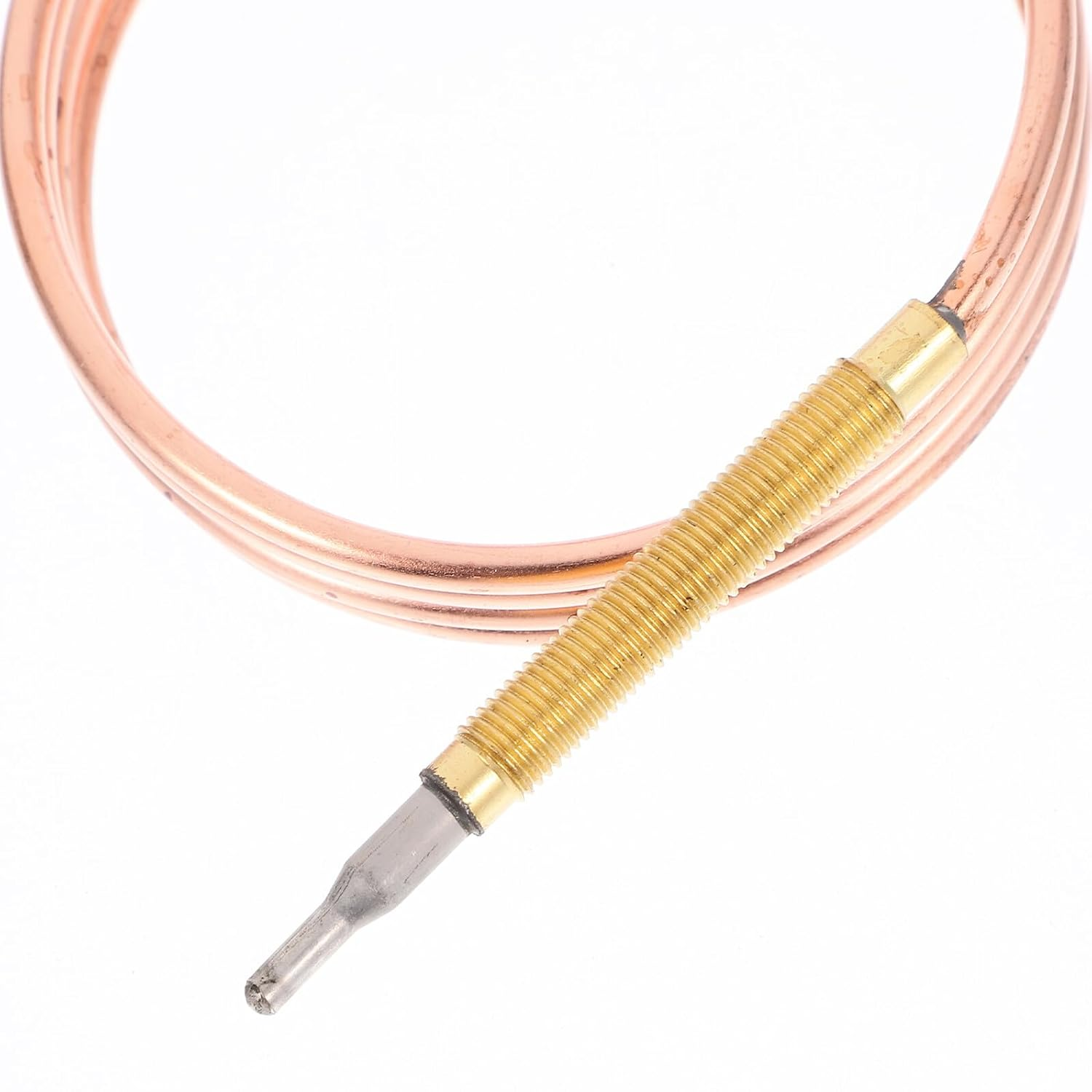 Fireplace Thermocouple Sensor for Oven and Grill Safety Shutoff Reliable Flameout Protection Probe for BBQ Stove Accessories Replacement Part for Outdoor Fireplaces