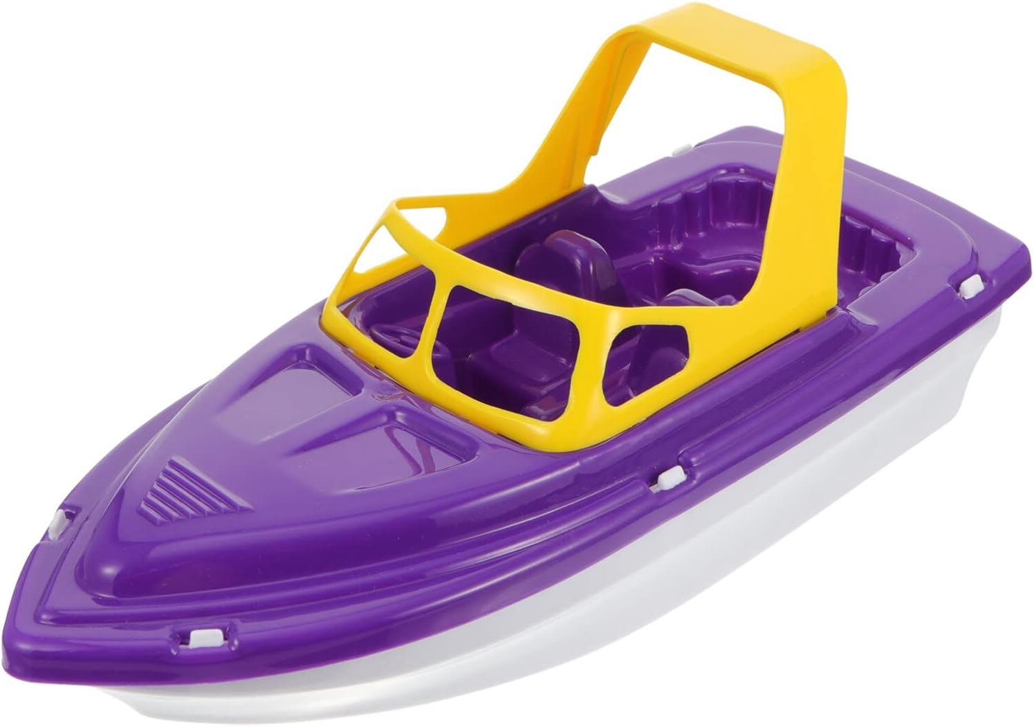 Alipis 1Pc Purple Plastic Speedboat Bath Toy for Toddlers, Floating Boat with Remote Control, Boat Toys for Kids, Bath Toys for Bathtub, Pool, Beach image number 3