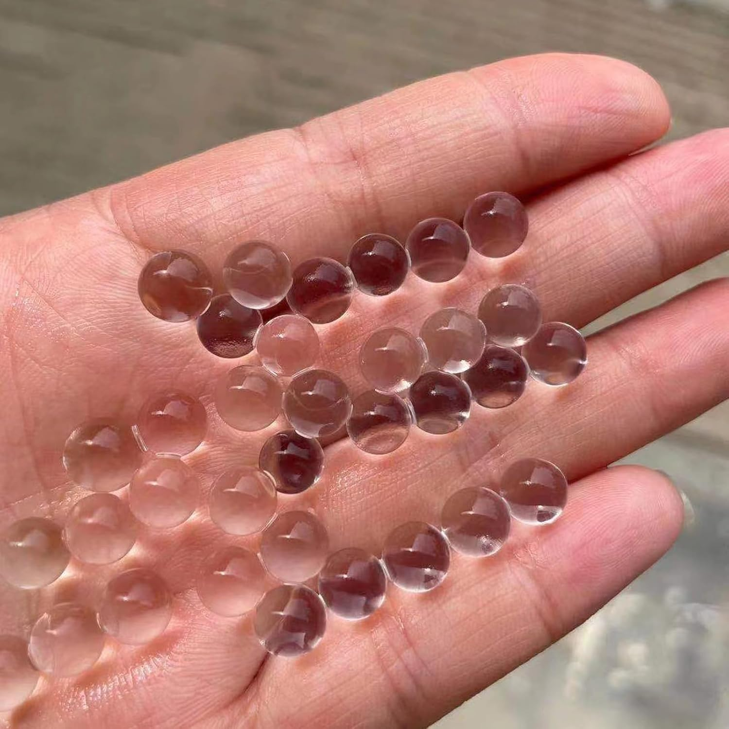 20000 Water Gel Beads for Vases(7Mm-8Mm), Kit Perfect Jelly Beads,Vase Filler Plant,Floating Pearls, Floating Candles, Wedding and Home Decoration(Clear) image number 2