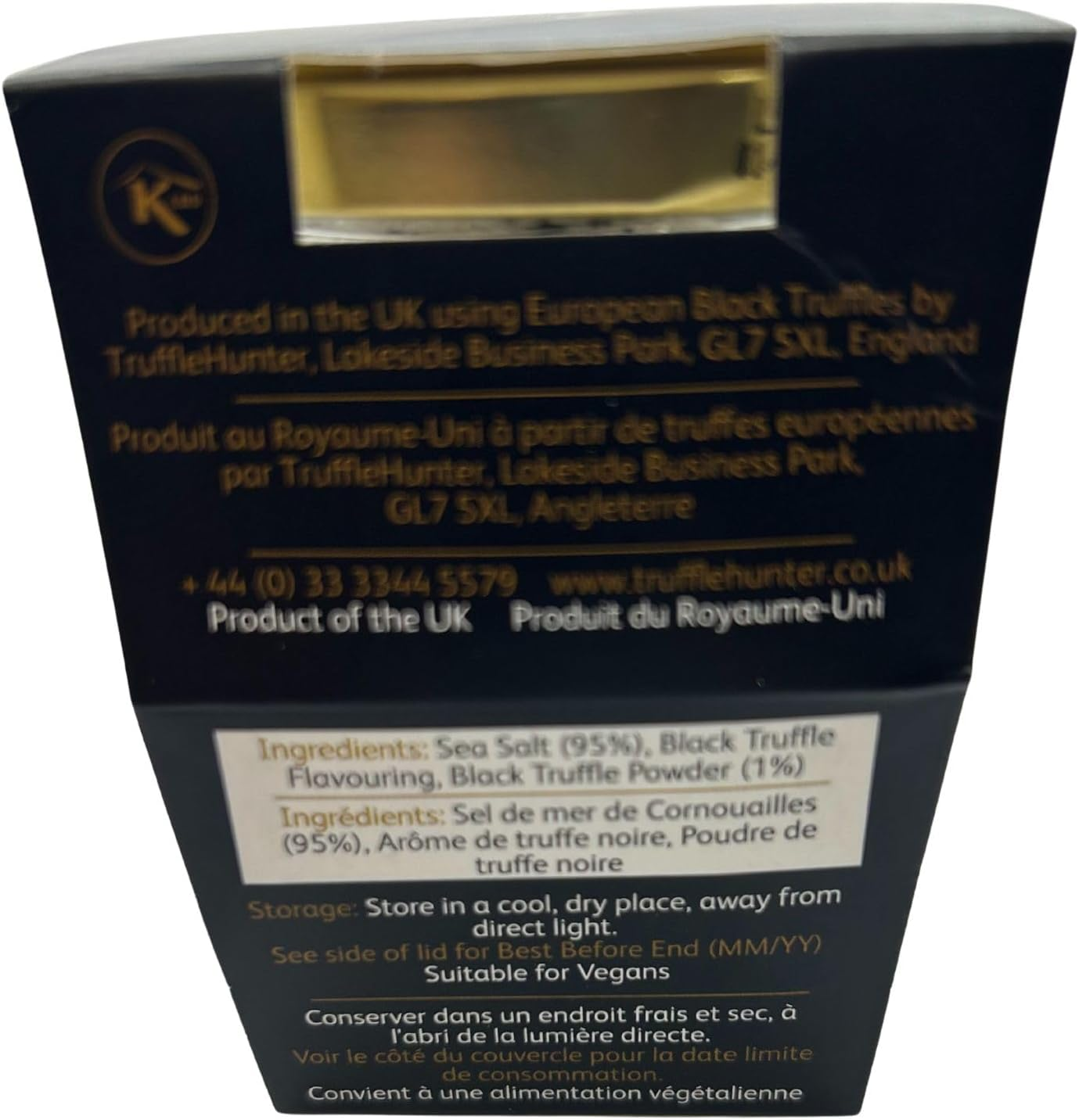 Trufflehunter - Flaked Black Truffle Cornish Sea Salt - Sea Salt Seasoning - 140G image number 3