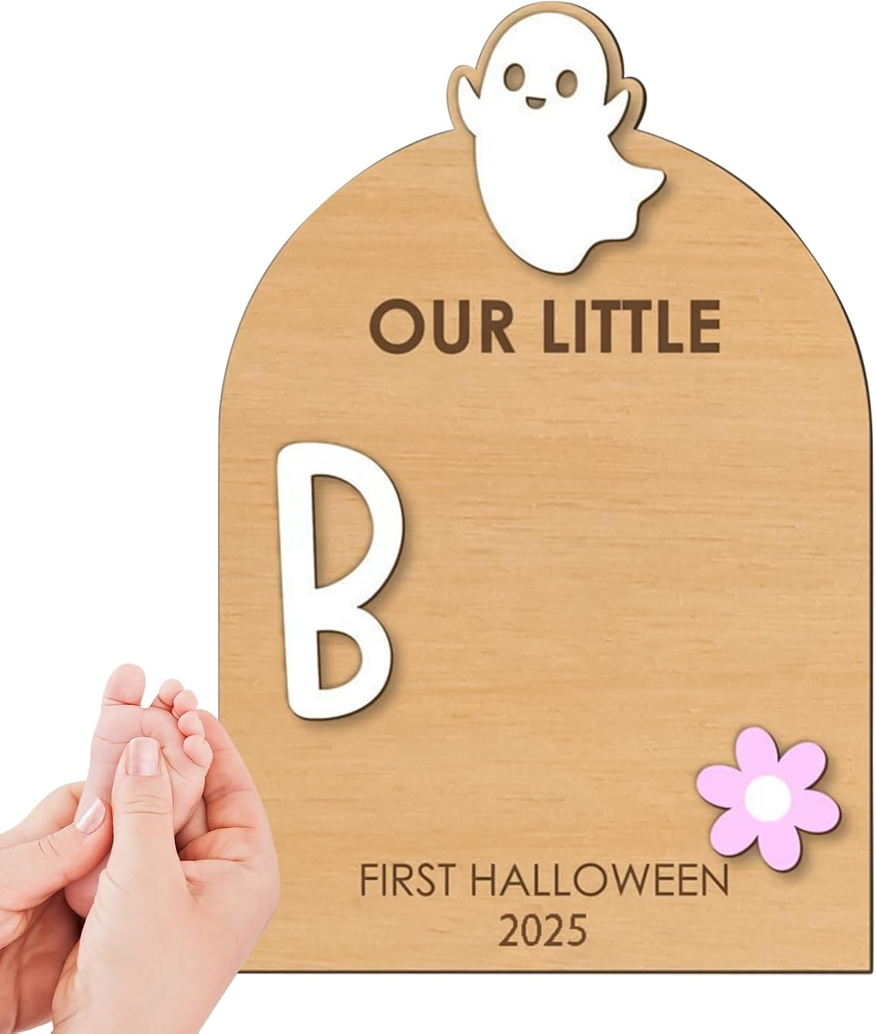 Baby Hand and Footprint Kit | Baby'S First Halloween Keepsake,Keepsake Ornament with Print Pad for Nursery Christmas Family Birth Mom Kids Parents Father