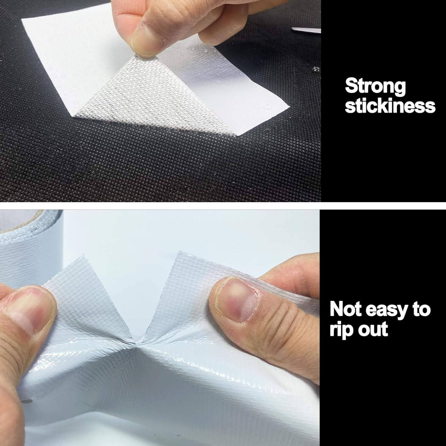 KAIHENG Waterproof Repair Tape for Awning, 5IN X 20FT Outdoor Canvas Tarp Repair Tape, Tent, Boat Covers, Canopy, Sail Tape, Tear Repair Patch Kit, Heavy Duty Uvproof, White image number 5