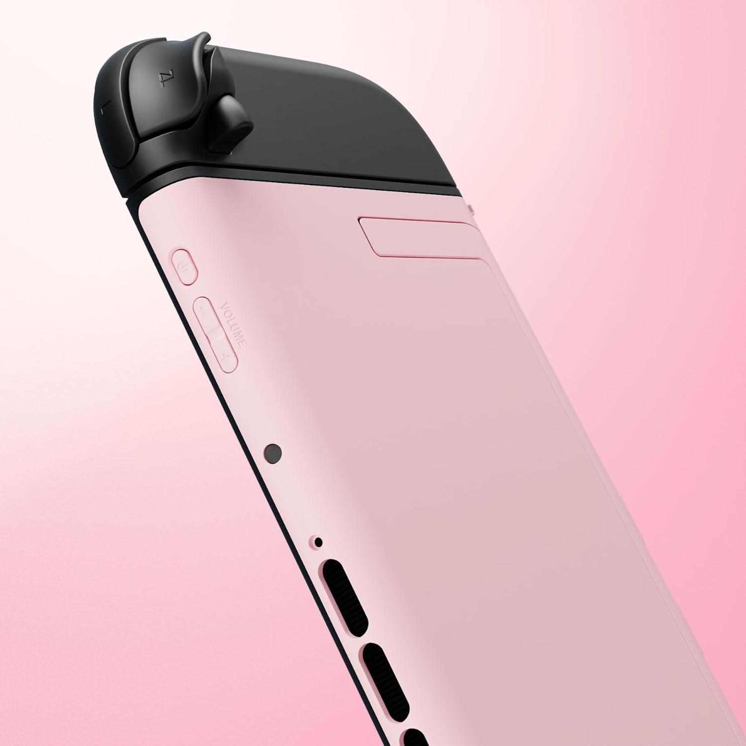 Extremerate Replacement DIY Rear Back Plate for Nintendo Switch 2 Handheld Console, Custom Housing Cover Shell Case for Switch 2 (Without Kickstand) - Cherry Blossoms Pink - Matcha Green image number 2