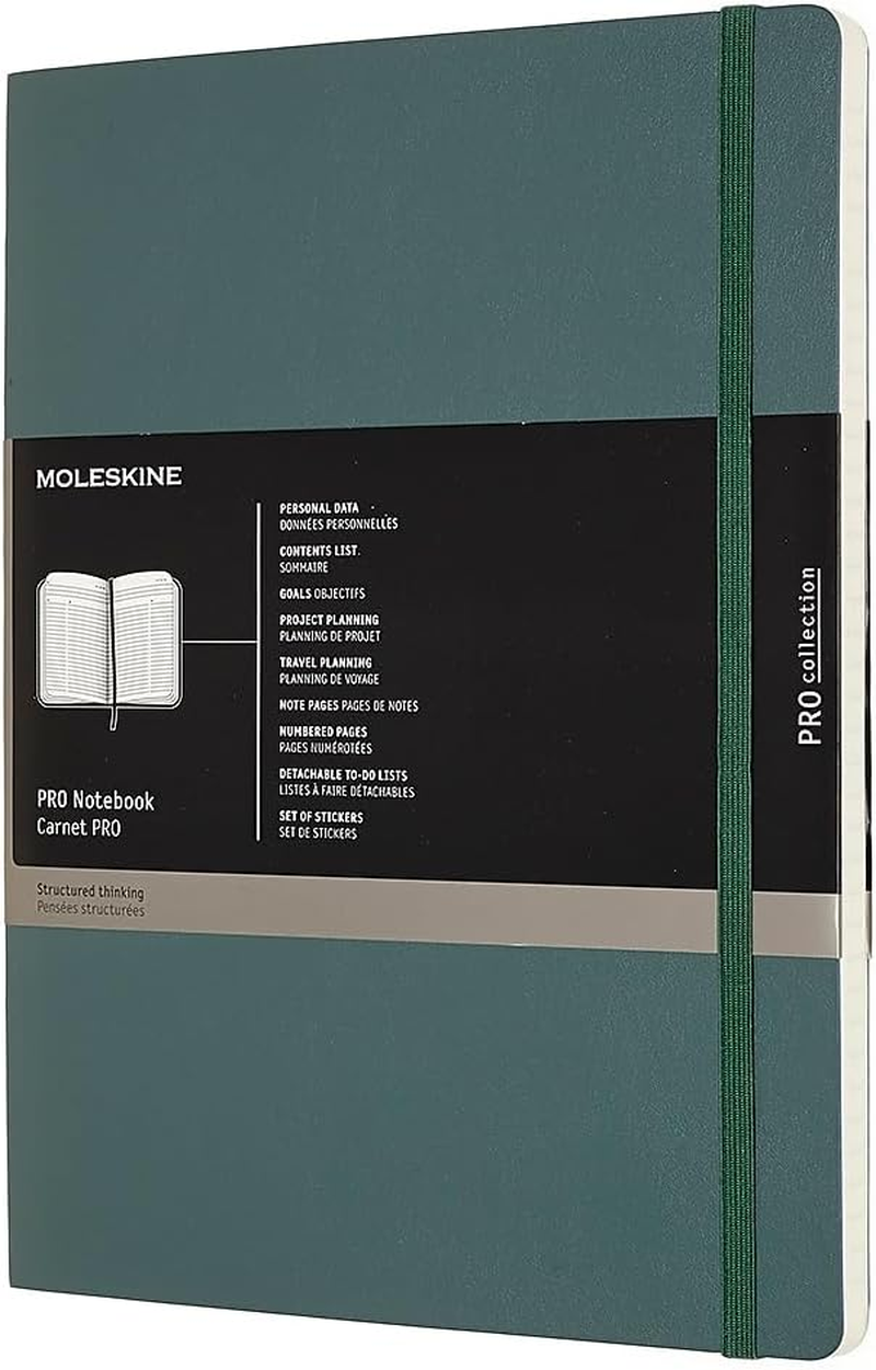 Moleskine Professionelles Notizbuch XL, Soft Cover, Waldgr&uuml;n image number 6