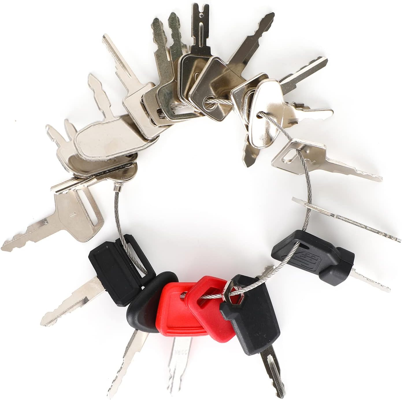 Artudatech Key Set 21 Heavy Construction Equipment Ignition Key Set for J-D CAT KO-MA-TSU J-C-B image number 5