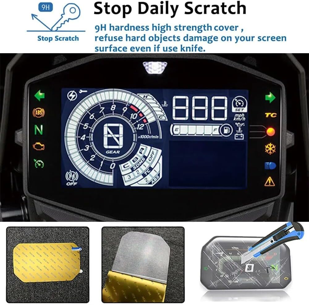 DEMUR for SUZUKI DL1050 V-Strom DL 1050 XT Vstrom DL 1050 XT a Motorcycle Accessories Cluster Scratch Protection Film Screen Protector Dashboard Screen Protector image number 2