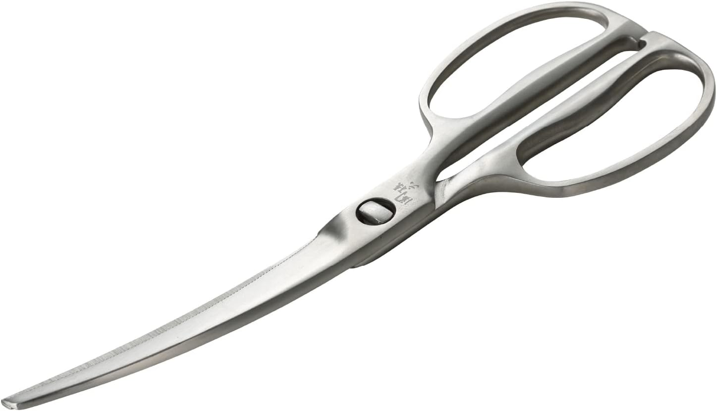 Kai Kai Institutions Magoroku Curve Kitchen Shears Forged All Stainless DH3346 image number 5