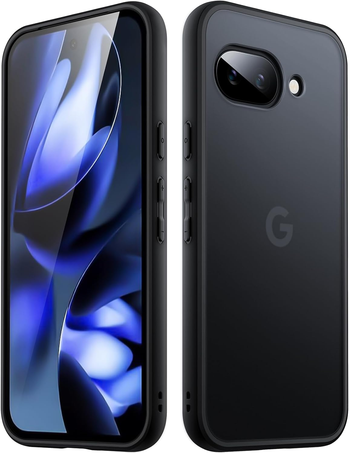 Jetech Matte Case for Google Pixel 8A 6.1-Inch 2024, Frosted Translucent Back Protective Slim Phone Cover, Anti-Fingerprints (Black)