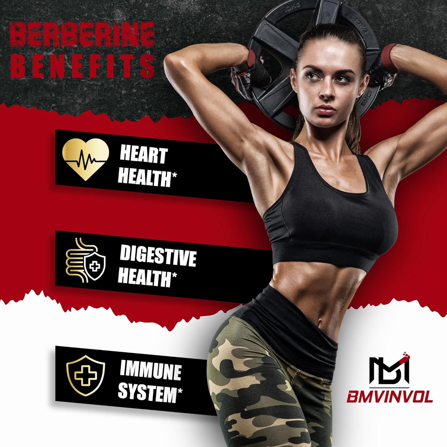 Berberine Hcl, 150 Capsules - plus Ceylon Cinnamon, Turmeric, Milk Thistle, Artichoke, Black Pepper, Berberine HCI Root Supplements Pills - Immune System image number 1