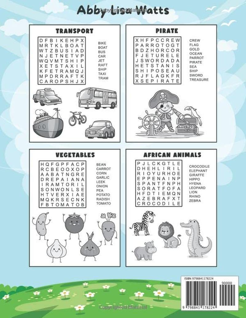 Word Search for 5-7 Year Olds: Fun Activity Book for Kids to Expand Vocabulary, Improve Spelling and Reading Skills image number 1