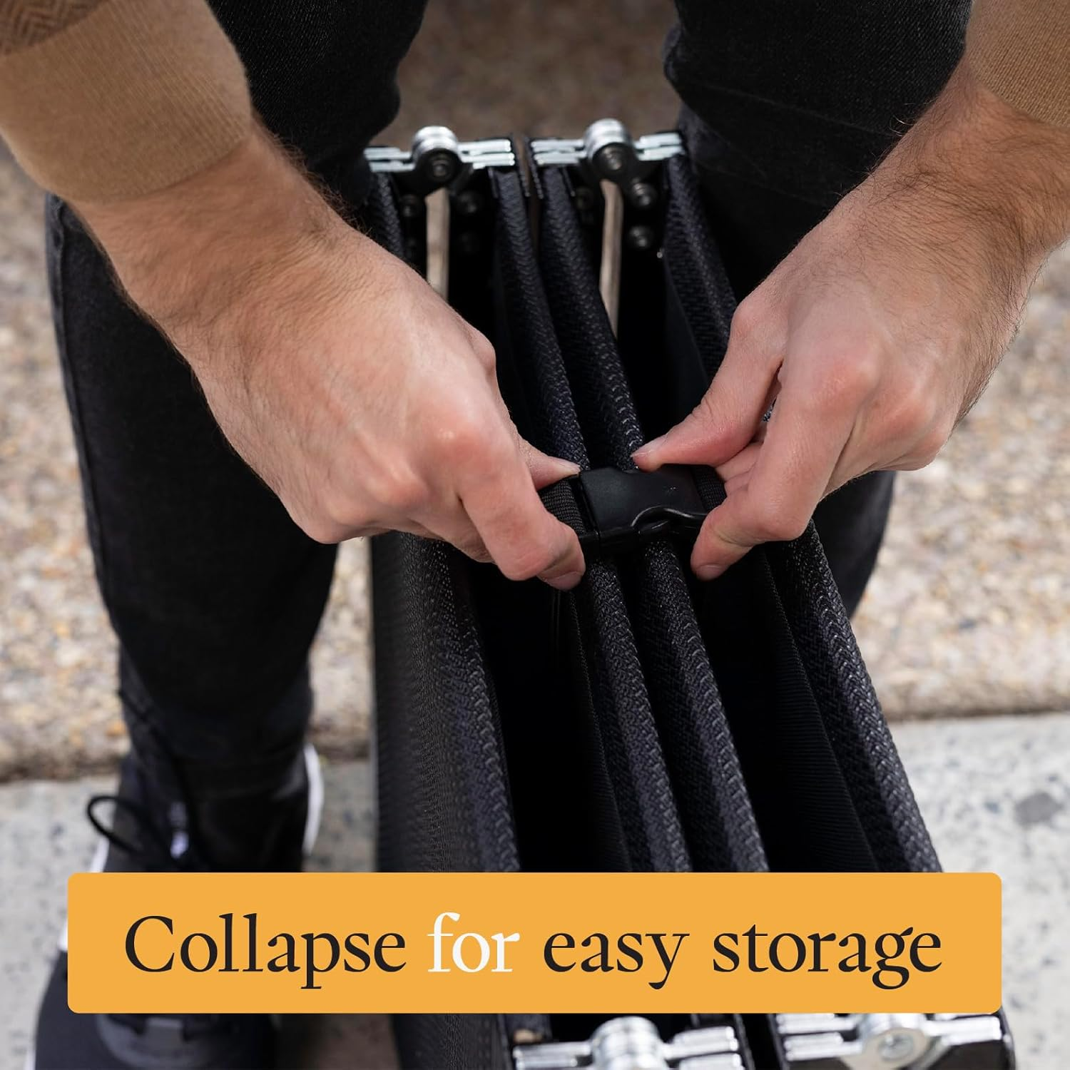 Hakuna Pets Aluminium Pet Ramp, for Pets up to 70Kg, Foldable and Portable, Non-Slip Surface, Black image number 3