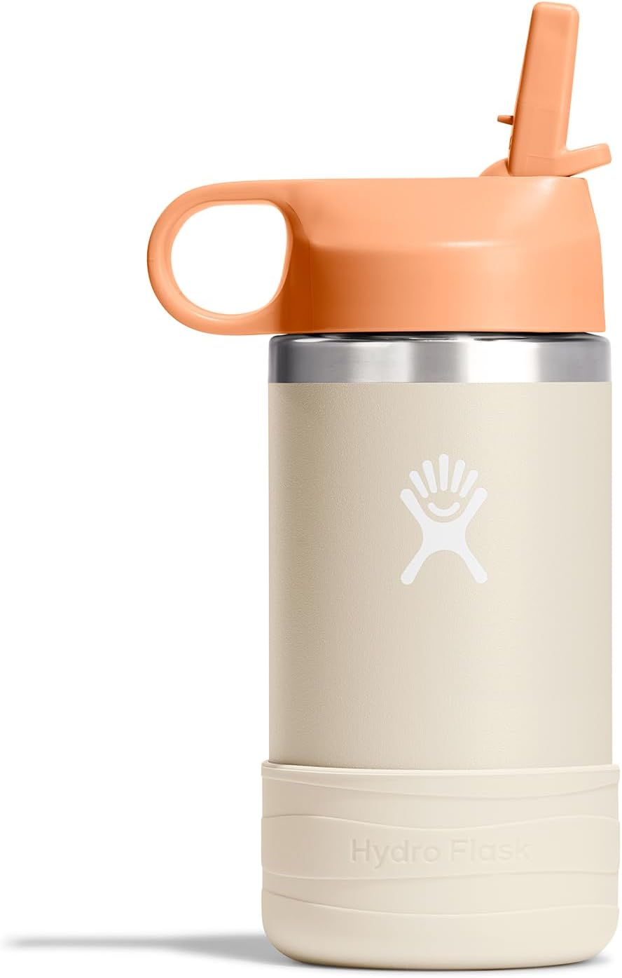 Hydro Flask 12 Oz Kids Wide Mouth Straw Cap and Boot Anemone