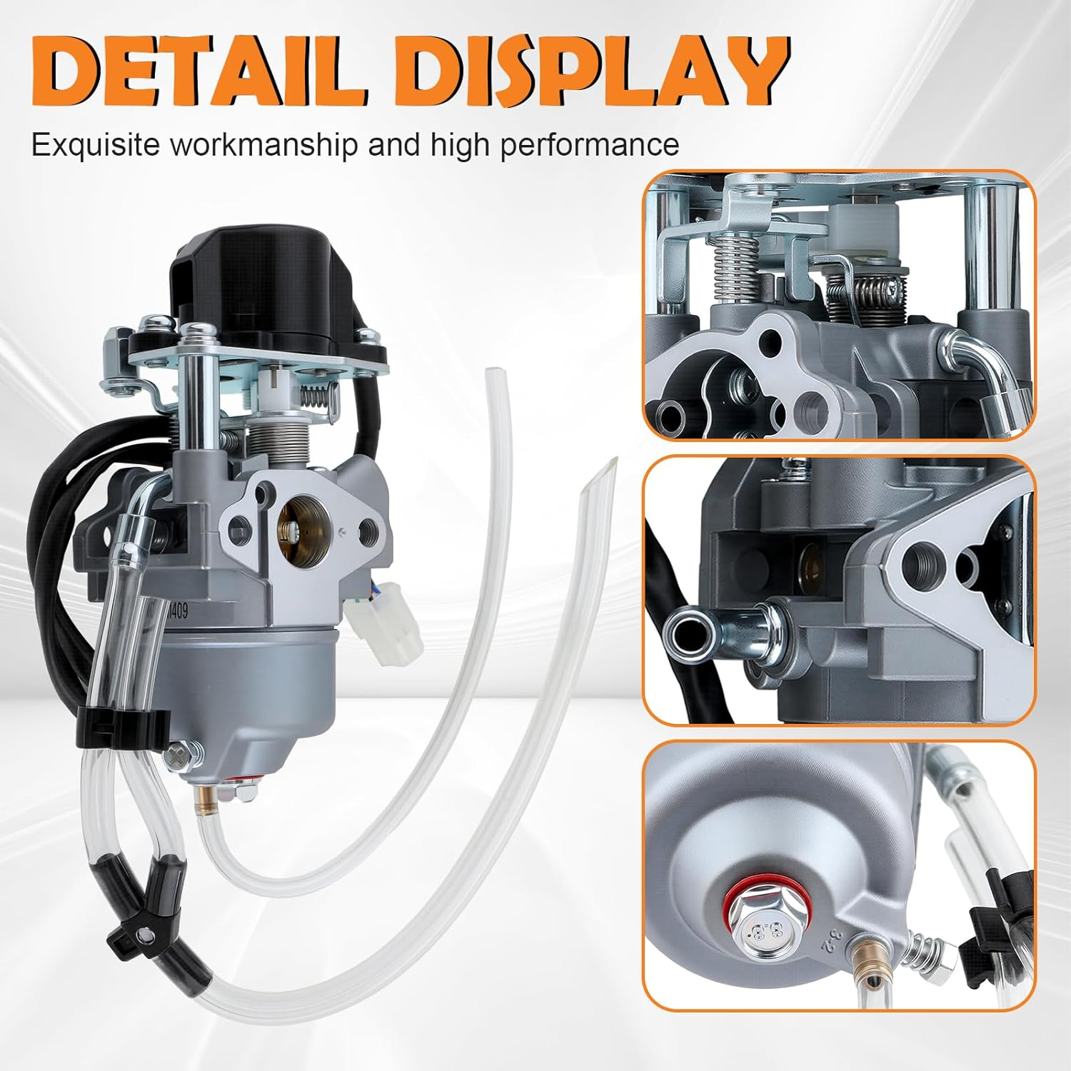 Huayi Carburetor 7DX-E4101-11-00 7DX-E4101-10-00 Compatible with Yamaha EF2000ISC EF2000ISCH EF2000 Engine Generator image number 2