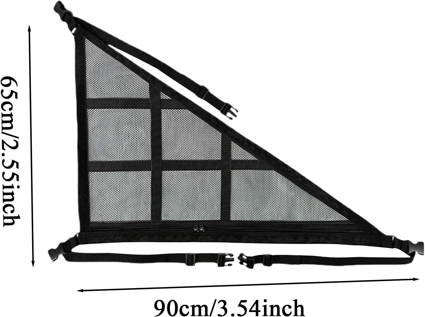 Car Ceiling Net - Triangle Mesh Storage Organizer,Heavy-Duty, Multi-Functional Interior Accessories for Road Trip Outdoor Adventure Grocery Organization