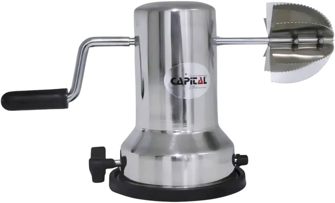 Coconut Scraper/Coconut Grater Shredder Stainless Steel Body with Vacuum Base Hand Operated image number 4