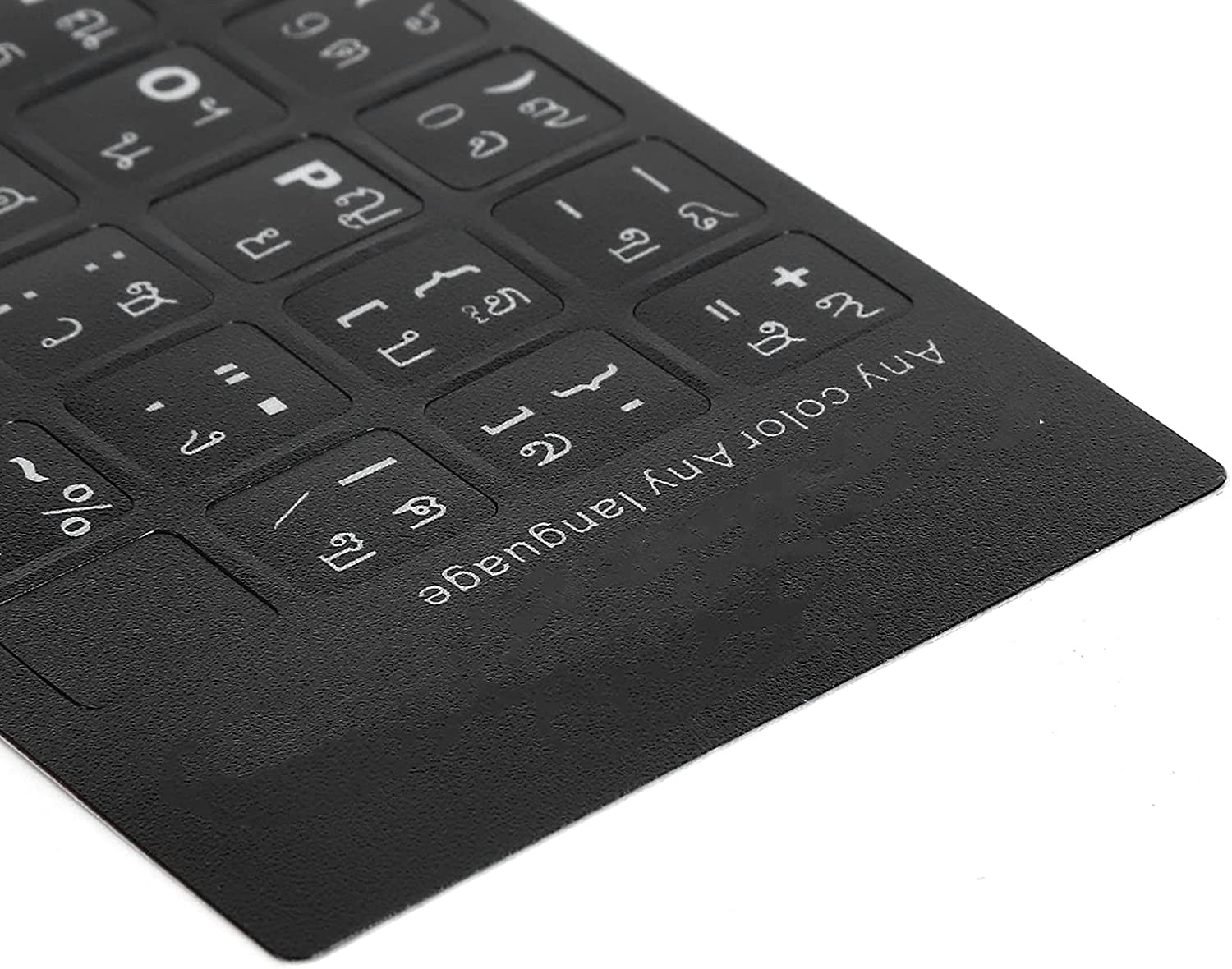 Thai Keyboard Sticker, and Safe and Eco‑Friendly Replacement Keyboard Sticker for 10‑Inch to 17‑Inch Laptop Keyboards image number 6