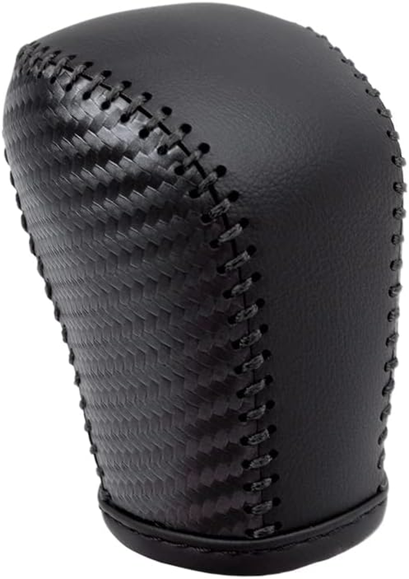 Auto Car Leather Gear Shift Knob Cover for Honda Civic 10Th Gen 2021 2020 2019 2018 2017 2016 Accessories (B)